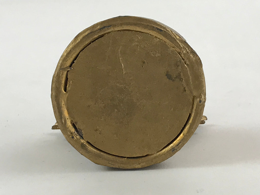 Japanese Buddhist Altar Fitting Brass Fukujoju Butsu Vtg Ornament Gold BD932