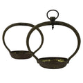 Japanese Buddhist Altar Fitting Brass Hanging Lantern Rinto 2pc Spare Part BA797