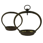 Japanese Buddhist Altar Fitting Brass Hanging Lantern Rinto 2pc Spare Part BA797