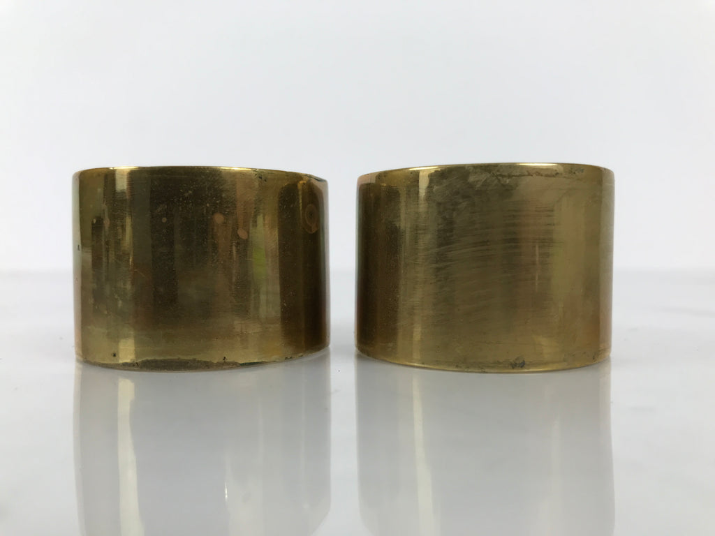 Japanese Buddhist Altar Fitting Brass Hanging Lantern Rinto 2pc Spare Part BA808