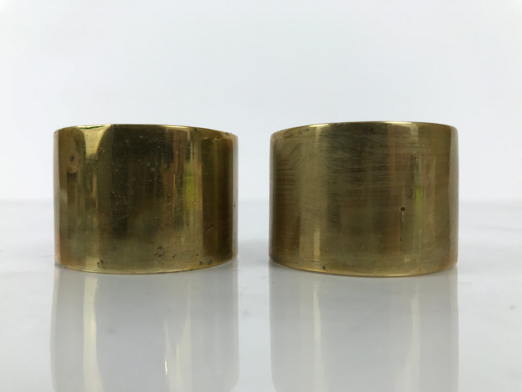 Japanese Buddhist Altar Fitting Brass Hanging Lantern Rinto 2pc Spare Part BA808