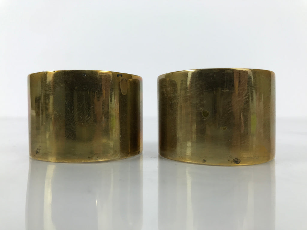 Japanese Buddhist Altar Fitting Brass Hanging Lantern Rinto 2pc Spare Part BA808