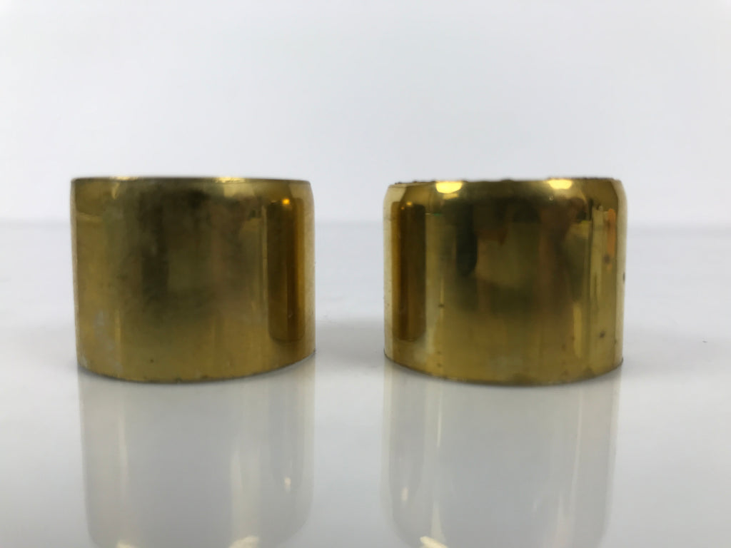 Japanese Buddhist Altar Fitting Brass Hanging Lantern Rinto 2pc Spare Part BA844