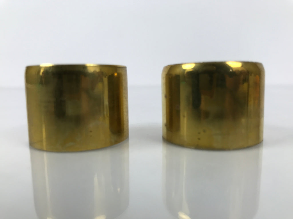 Japanese Buddhist Altar Fitting Brass Hanging Lantern Rinto 2pc Spare Part BA844