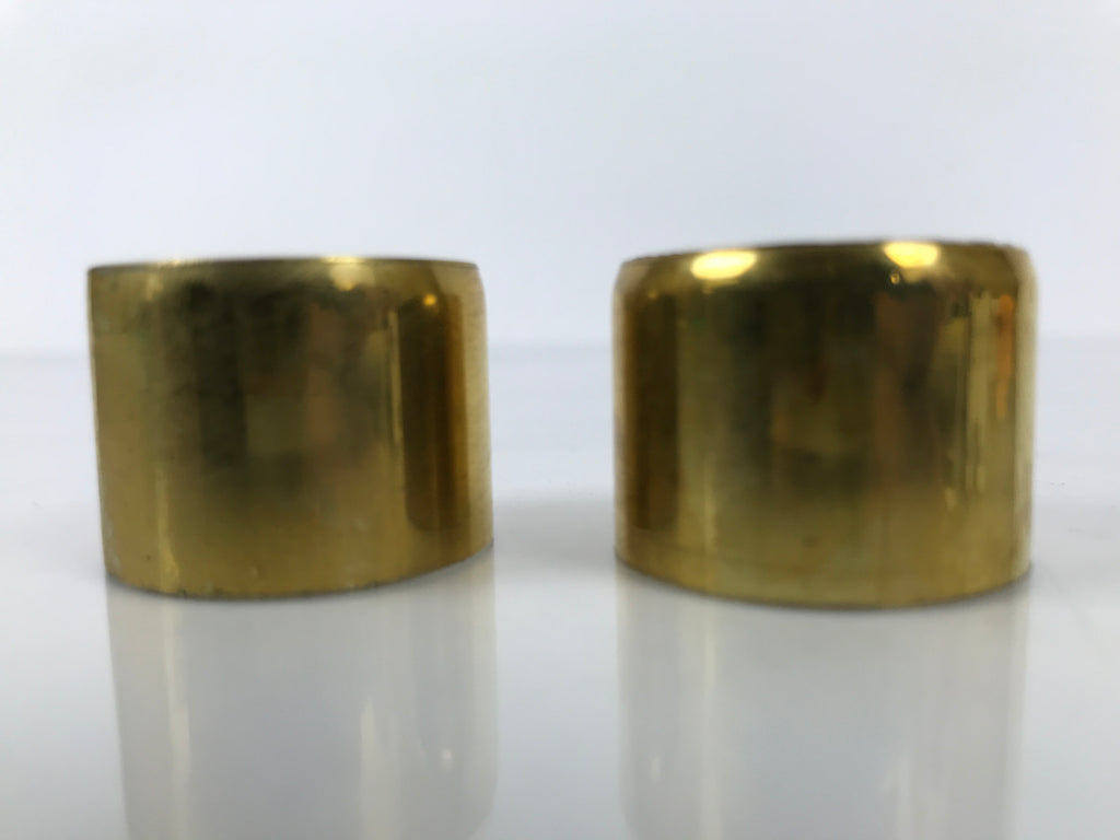 Japanese Buddhist Altar Fitting Brass Hanging Lantern Rinto 2pc Spare Part BA844