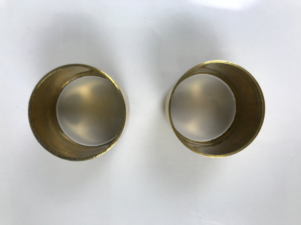 Japanese Buddhist Altar Fitting Brass Hanging Lantern Rinto 2pc Spare Part BA844