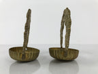 Japanese Buddhist Altar Fitting Brass Hanging Lantern Rinto 4pc Spare Part BA806