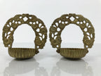 Japanese Buddhist Altar Fitting Brass Hanging Lantern Rinto 4pc Spare Part BA806