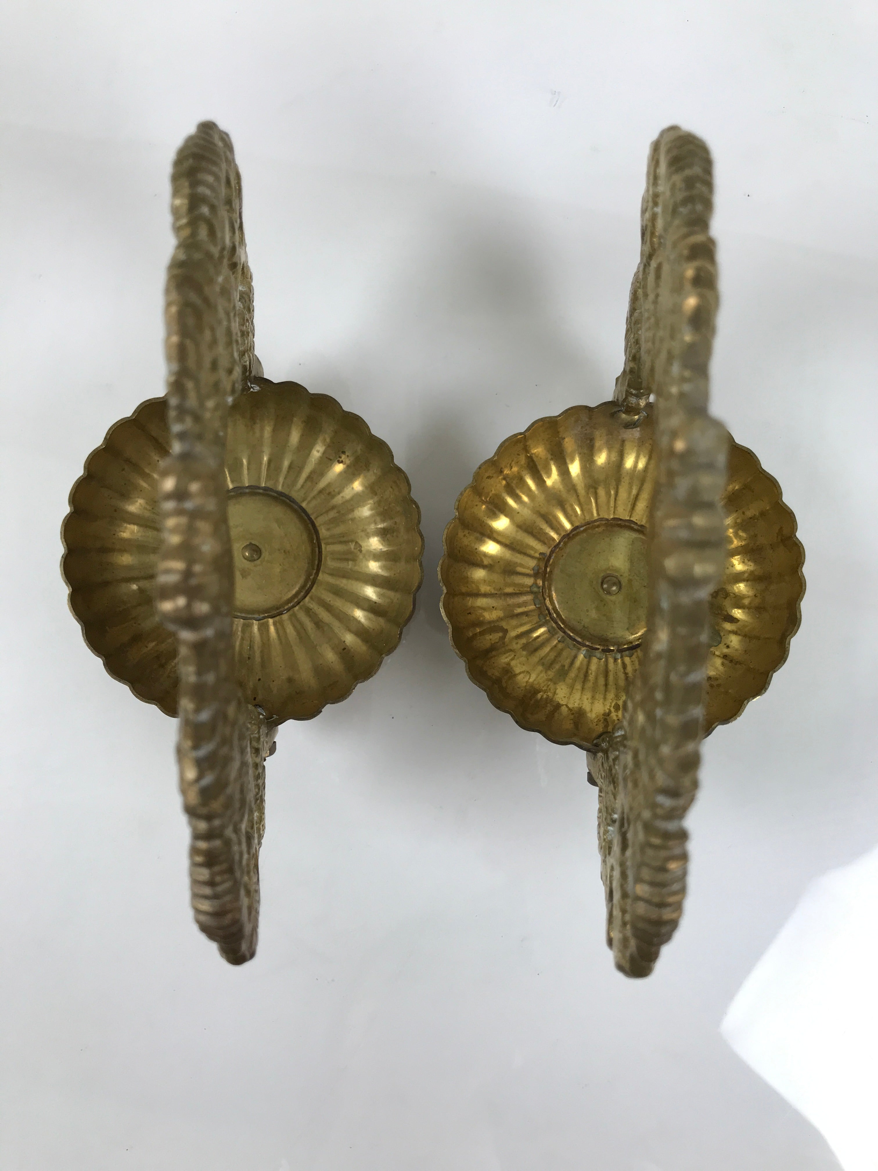 Japanese Buddhist Altar Fitting Brass Hanging Lantern Rinto 4pc Spare Part BA806