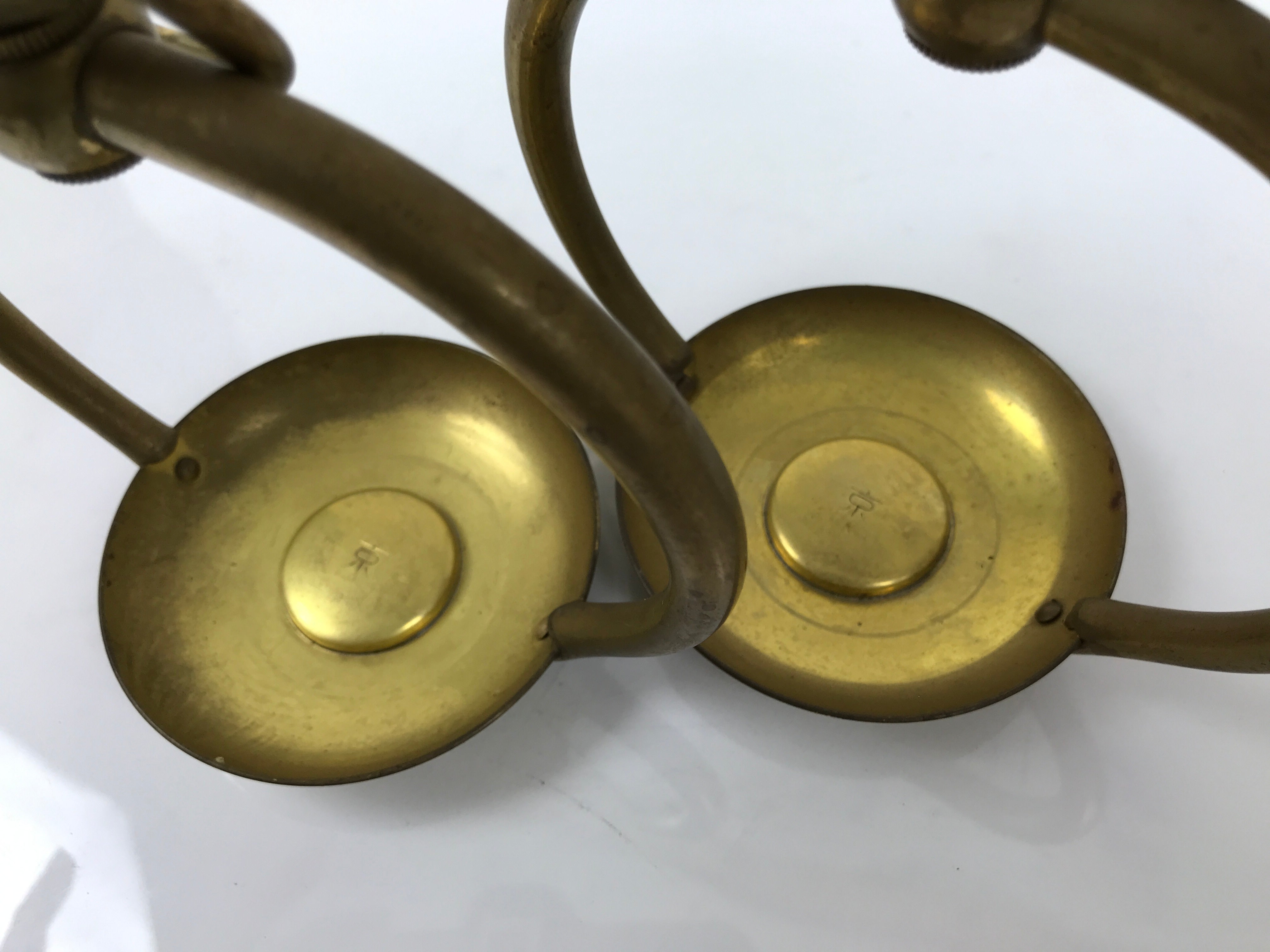 Japanese Buddhist Altar Fitting Brass Hanging Lantern Rinto 4pc Spare Part BA807