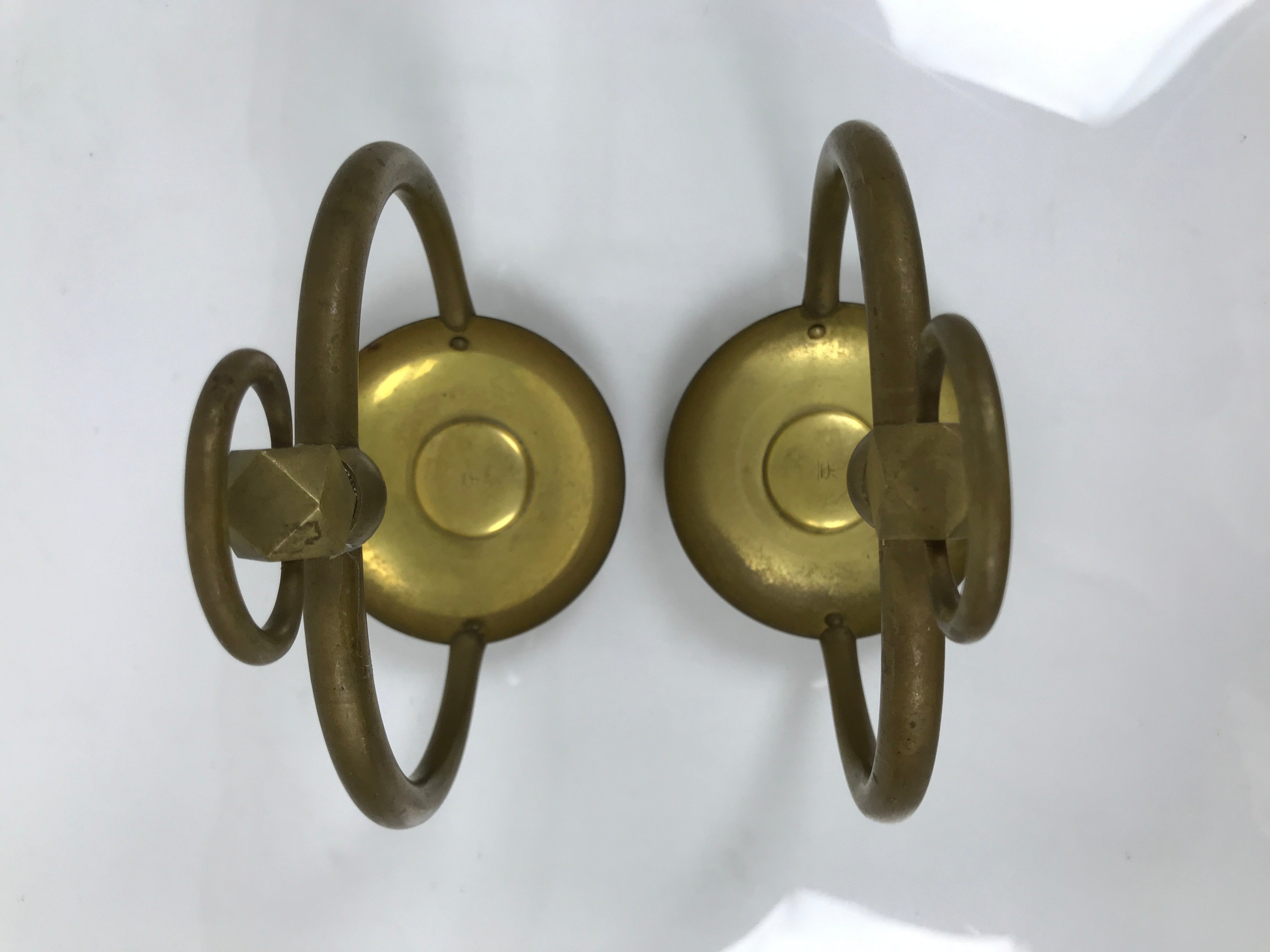 Japanese Buddhist Altar Fitting Brass Hanging Lantern Rinto 4pc Spare Part BA807