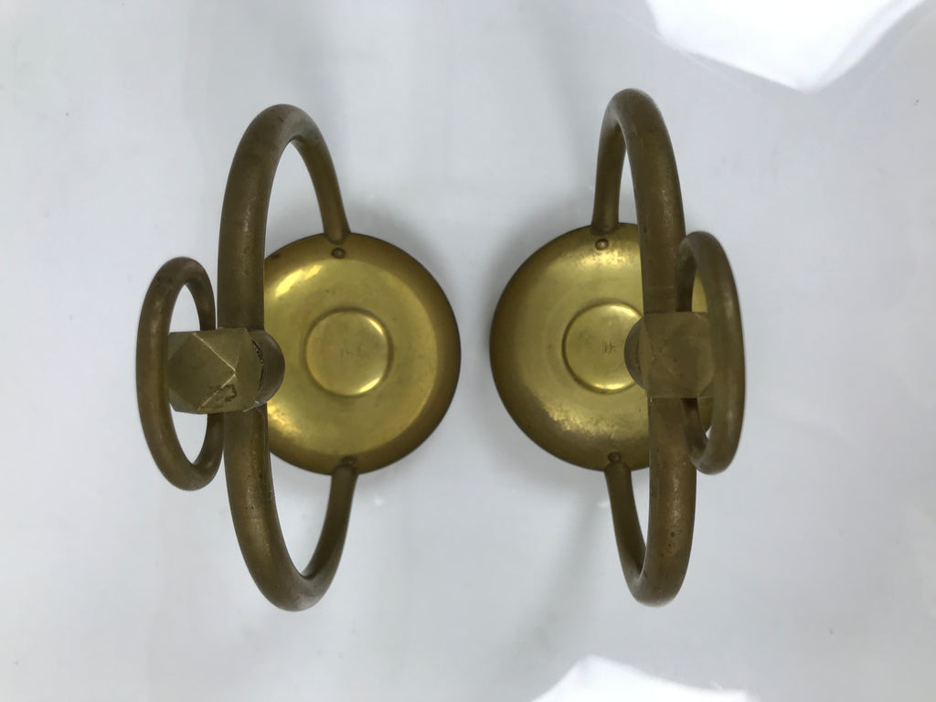 Japanese Buddhist Altar Fitting Brass Hanging Lantern Rinto 4pc Spare Part BA807