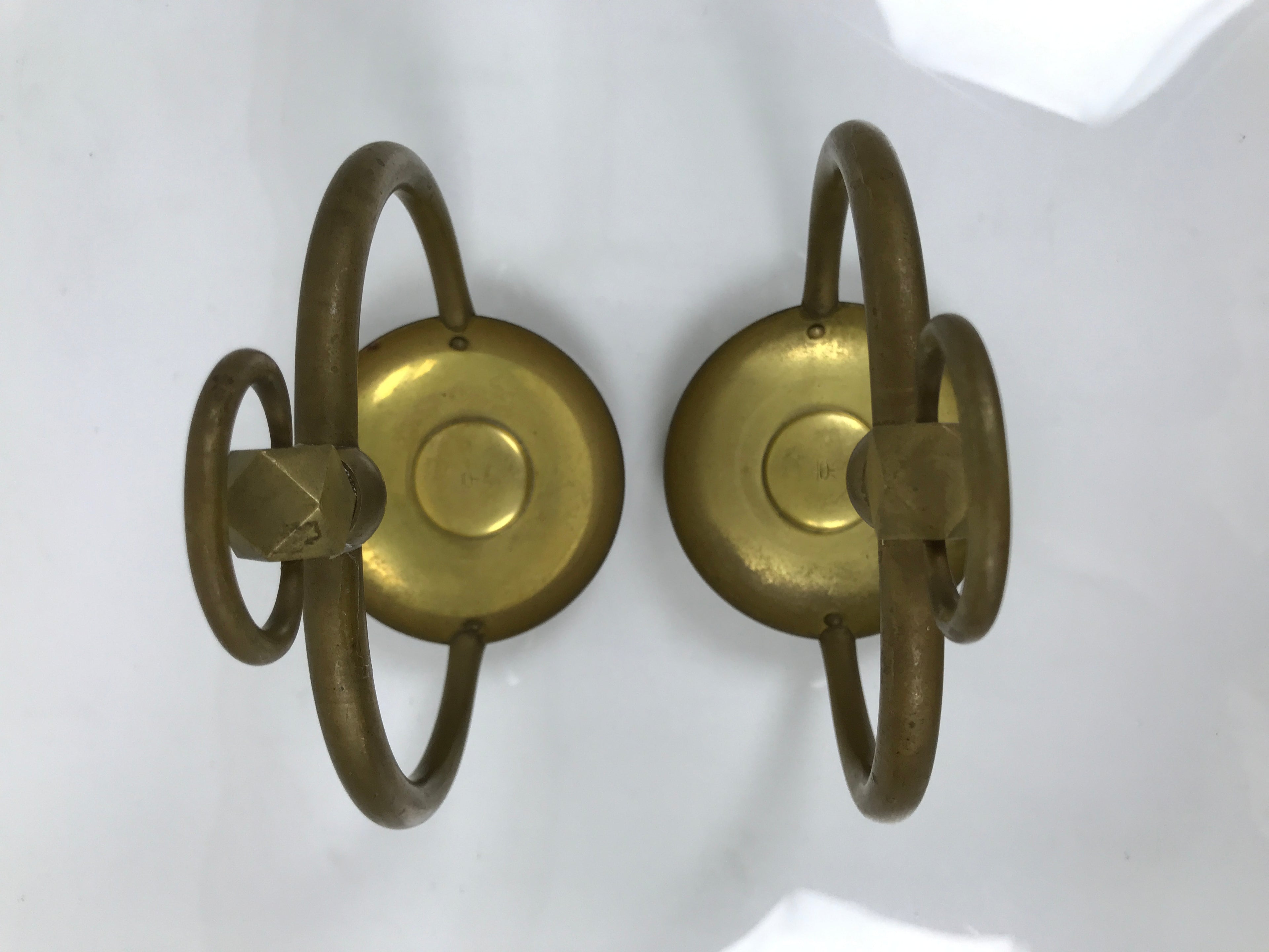 Japanese Buddhist Altar Fitting Brass Hanging Lantern Rinto 4pc Spare Part BA807