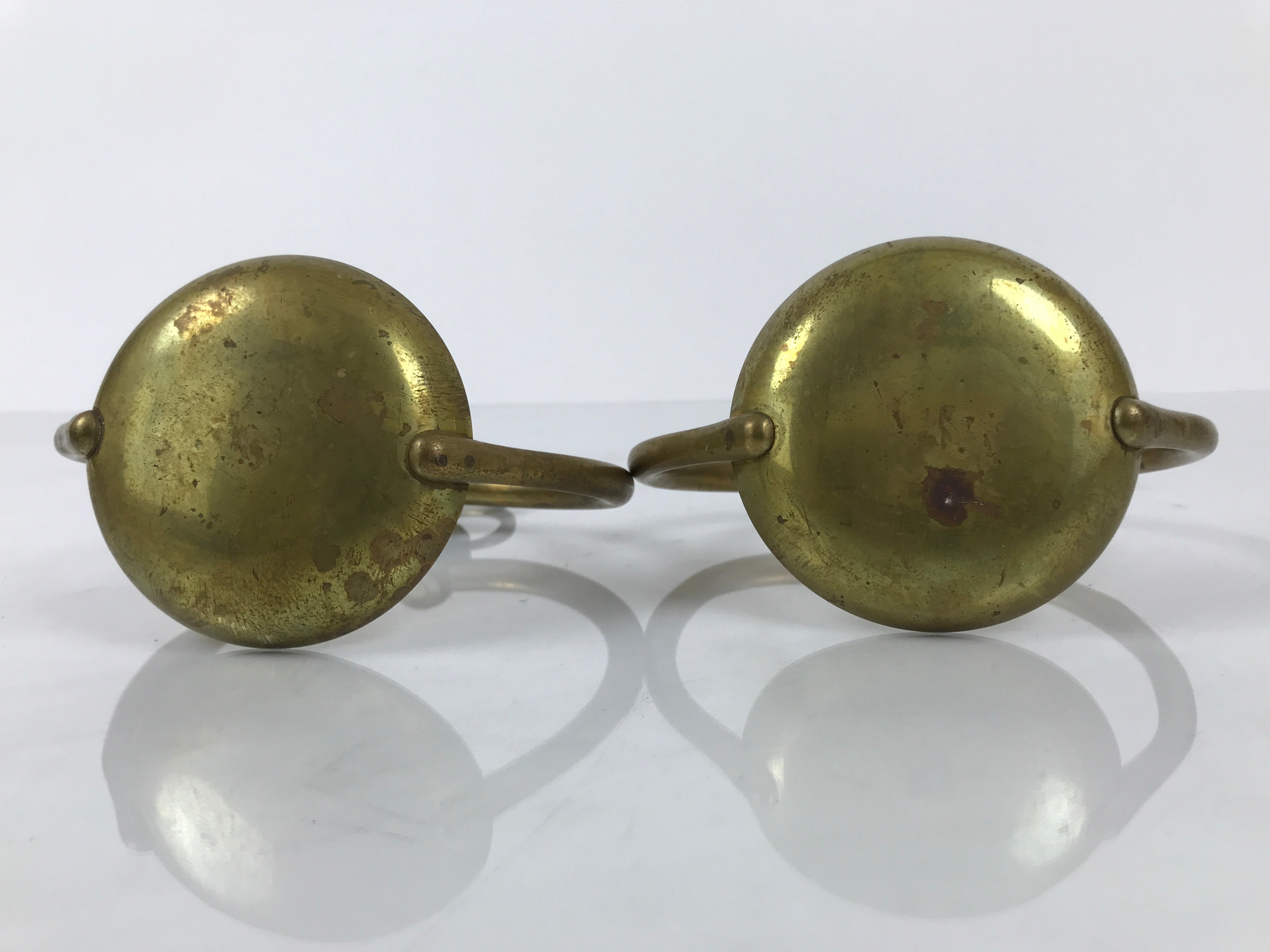 Japanese Buddhist Altar Fitting Brass Hanging Lantern Rinto 4pc Spare Part BA807