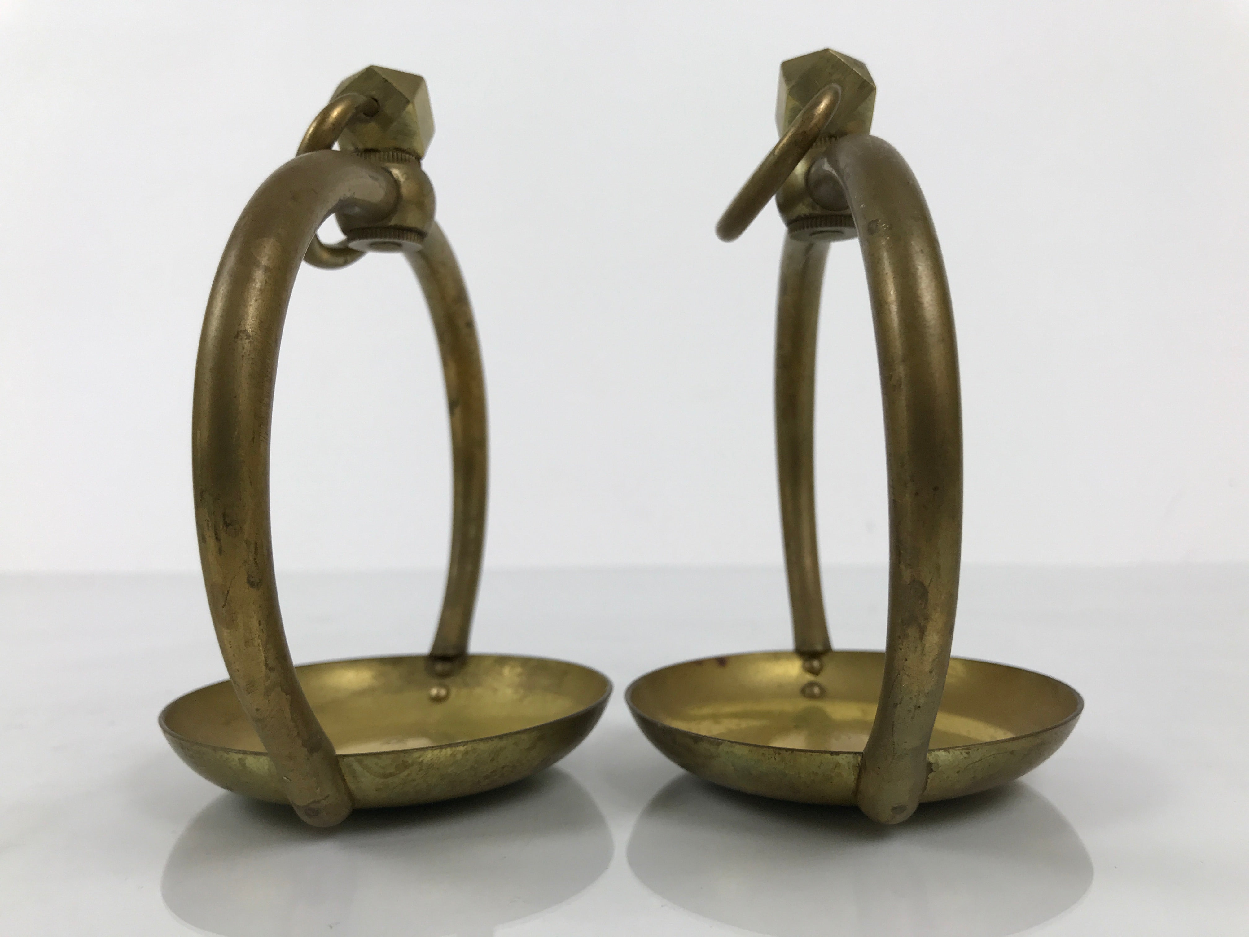 Japanese Buddhist Altar Fitting Brass Hanging Lantern Rinto 4pc Spare Part BA807