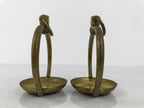 Japanese Buddhist Altar Fitting Brass Hanging Lantern Rinto 4pc Spare Part BA807
