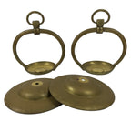 Japanese Buddhist Altar Fitting Brass Hanging Lantern Rinto 4pc Spare Part BA807