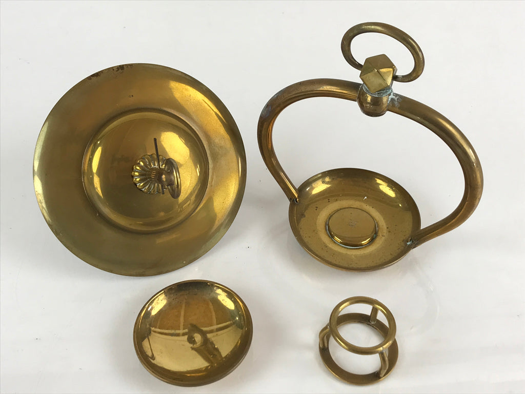 Japanese Buddhist Altar Fitting Brass Hanging Lantern Rinto Butsudan BU822