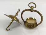 Japanese Buddhist Altar Fitting Brass Hanging Lantern Rinto Butsudan BU822