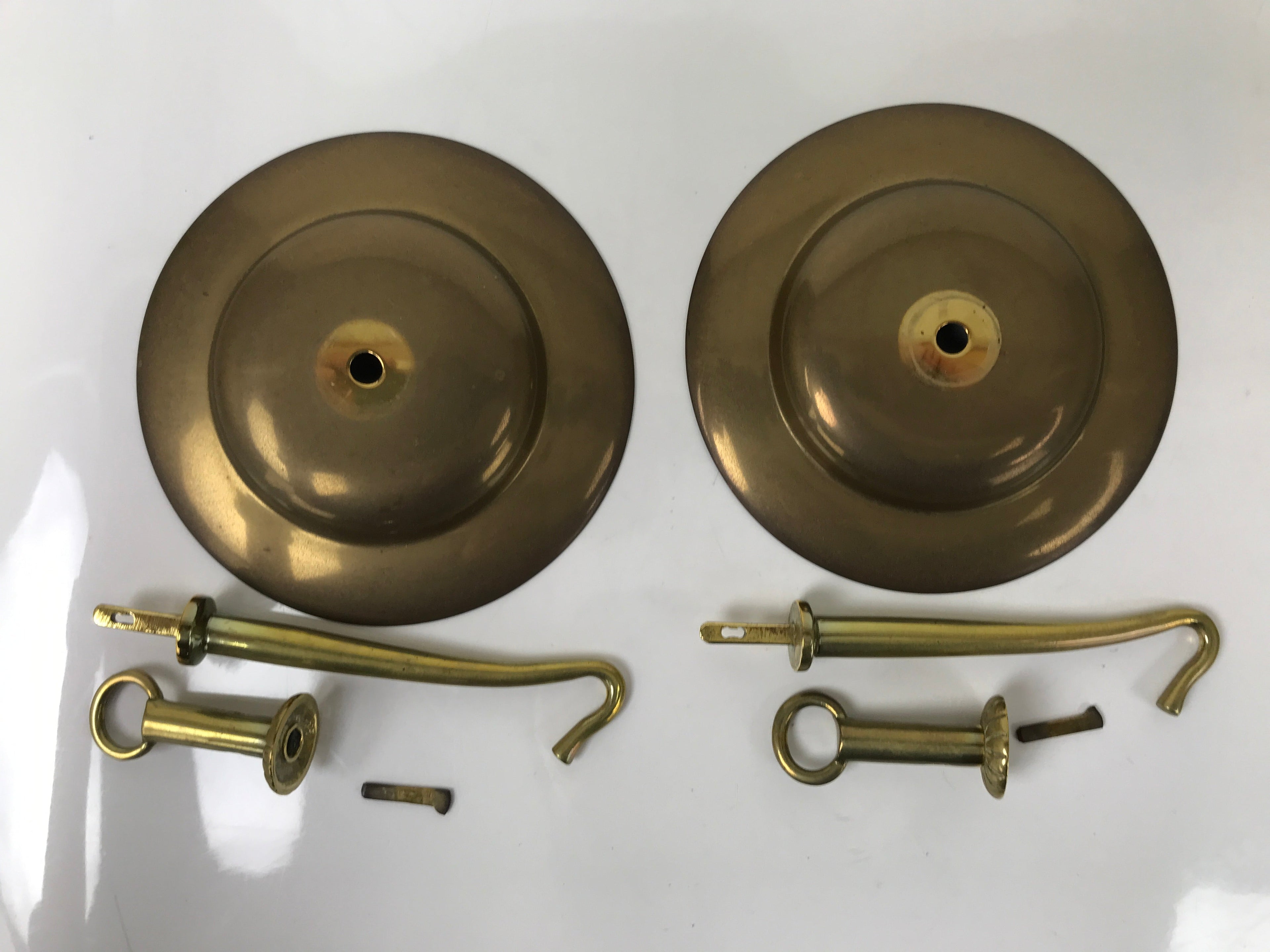 Japanese Buddhist Altar Fitting Brass Hanging Lantern Rinto Crane Butsudan BA484