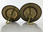Japanese Buddhist Altar Fitting Brass Hanging Lantern Rinto Crane Butsudan BA484
