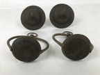 Japanese Buddhist Altar Fitting Brass Hanging Lantern Rinto Crane Butsudan BA693