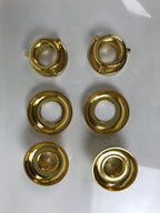 Japanese Buddhist Altar Fitting Brass Hanging Lantern Vtg Rinto Butsudan BA839