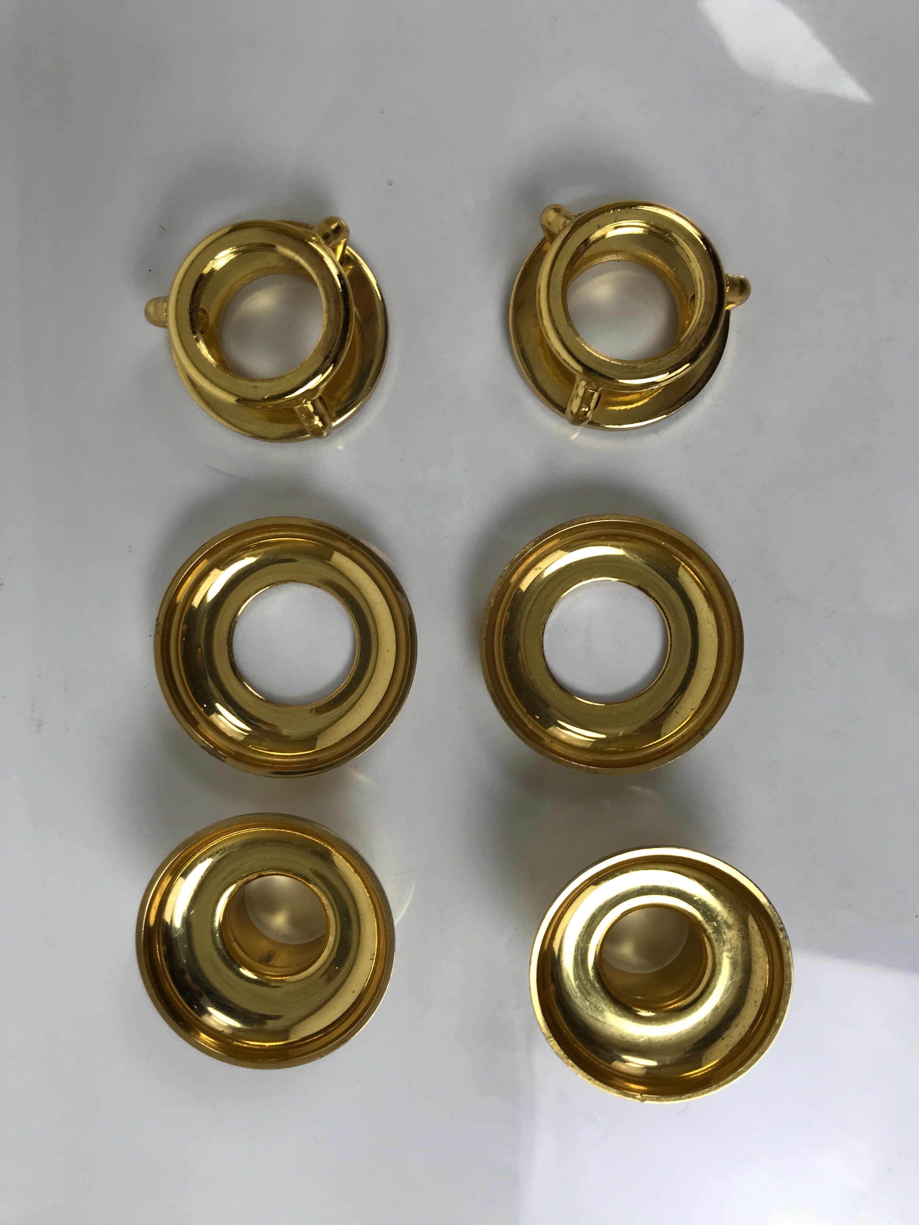 Japanese Buddhist Altar Fitting Brass Hanging Lantern Vtg Rinto Butsudan BA839