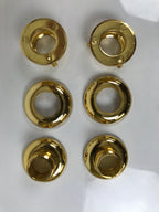 Japanese Buddhist Altar Fitting Brass Hanging Lantern Vtg Rinto Butsudan BA839