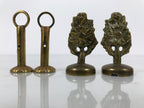 Japanese Buddhist Altar Fitting Brass Hanging Lantern Vtg Rinto Butsudan BA842