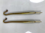 Japanese Buddhist Altar Fitting Brass Hanging Lantern Vtg Rinto Butsudan BA842