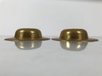 Japanese Buddhist Altar Fitting Brass Hanging Lantern Vtg Rinto Butsudan BA842