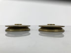 Japanese Buddhist Altar Fitting Brass Hanging Lantern Vtg Rinto Butsudan BA842