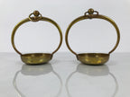 Japanese Buddhist Altar Fitting Brass Hanging Lantern Vtg Rinto Butsudan BA842