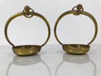 Japanese Buddhist Altar Fitting Brass Hanging Lantern Vtg Rinto Butsudan BA842