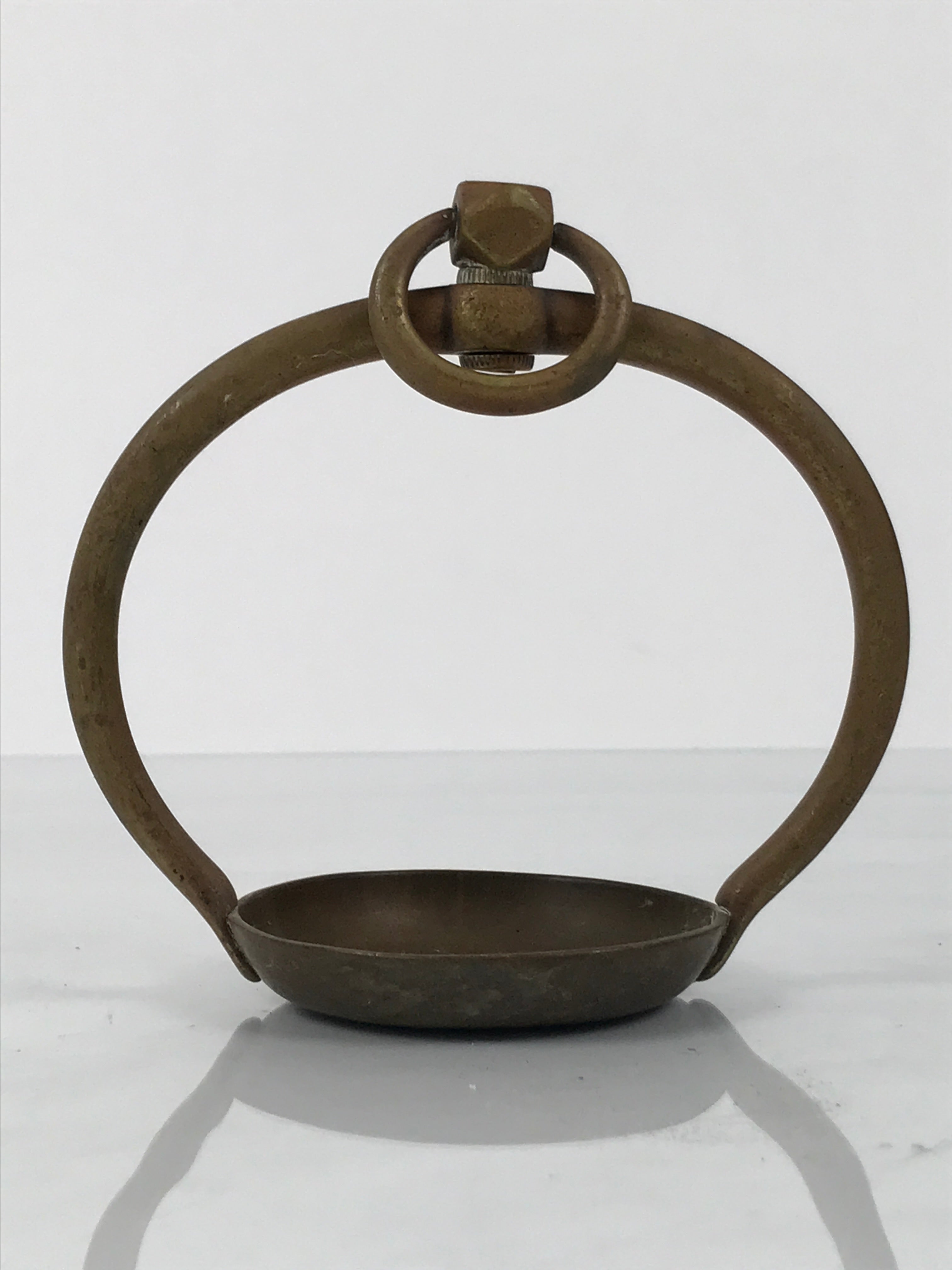 Japanese Buddhist Altar Fitting Brass Hanging Lantern Vtg Rinto Spare Part BA798