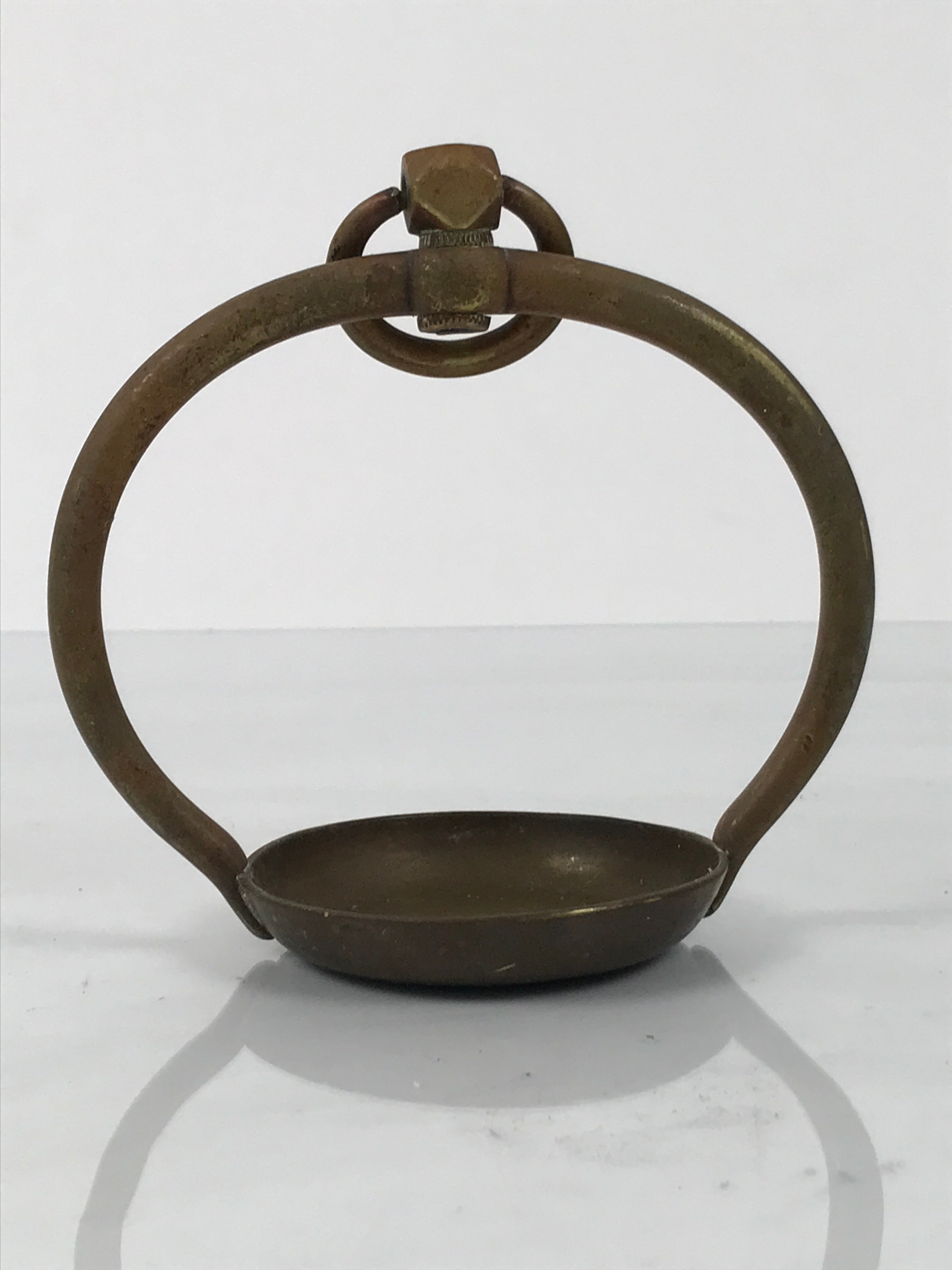 Japanese Buddhist Altar Fitting Brass Hanging Lantern Vtg Rinto Spare Part BA798