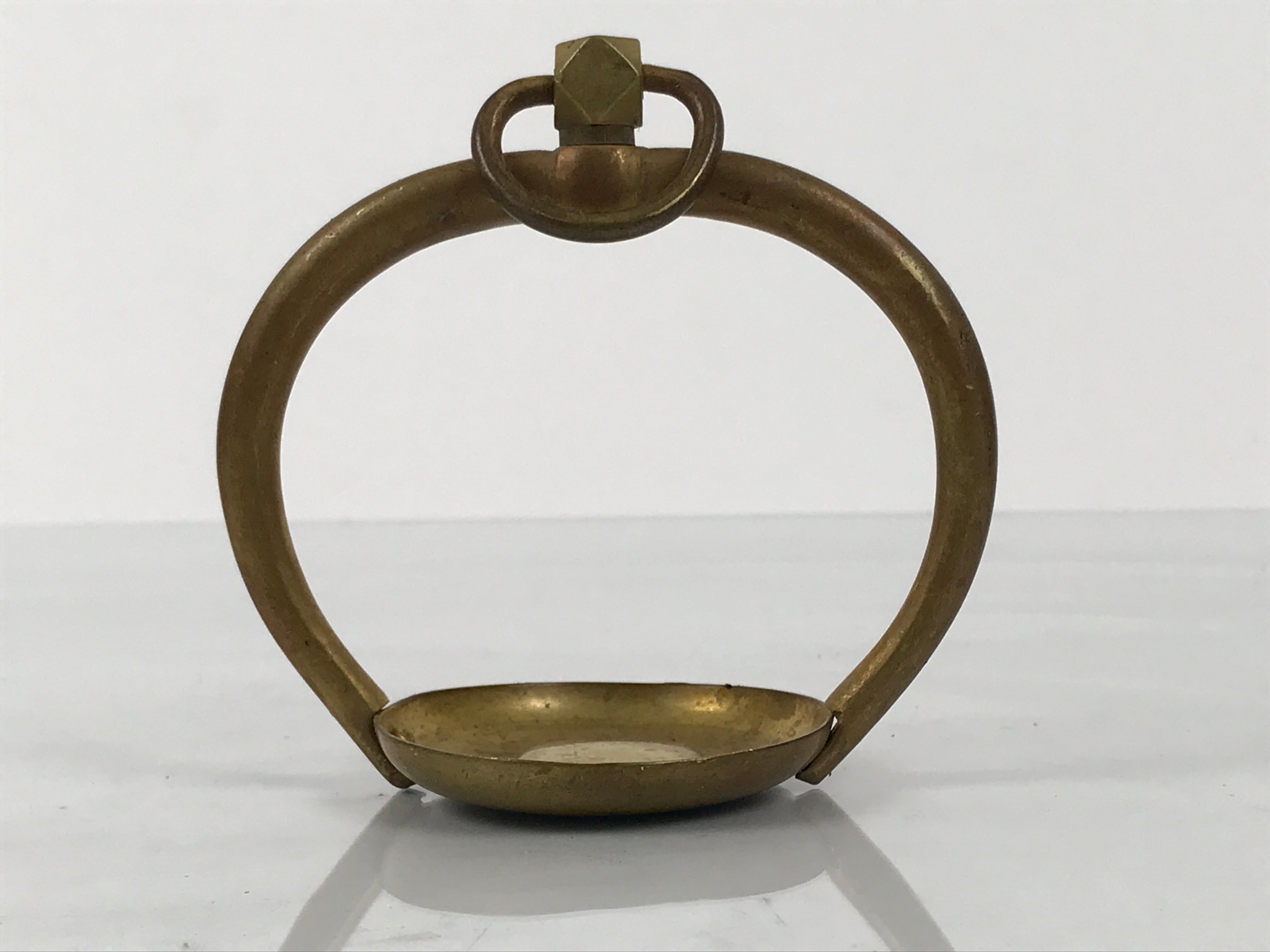 Japanese Buddhist Altar Fitting Brass Hanging Lantern Vtg Rinto Spare Part BA799
