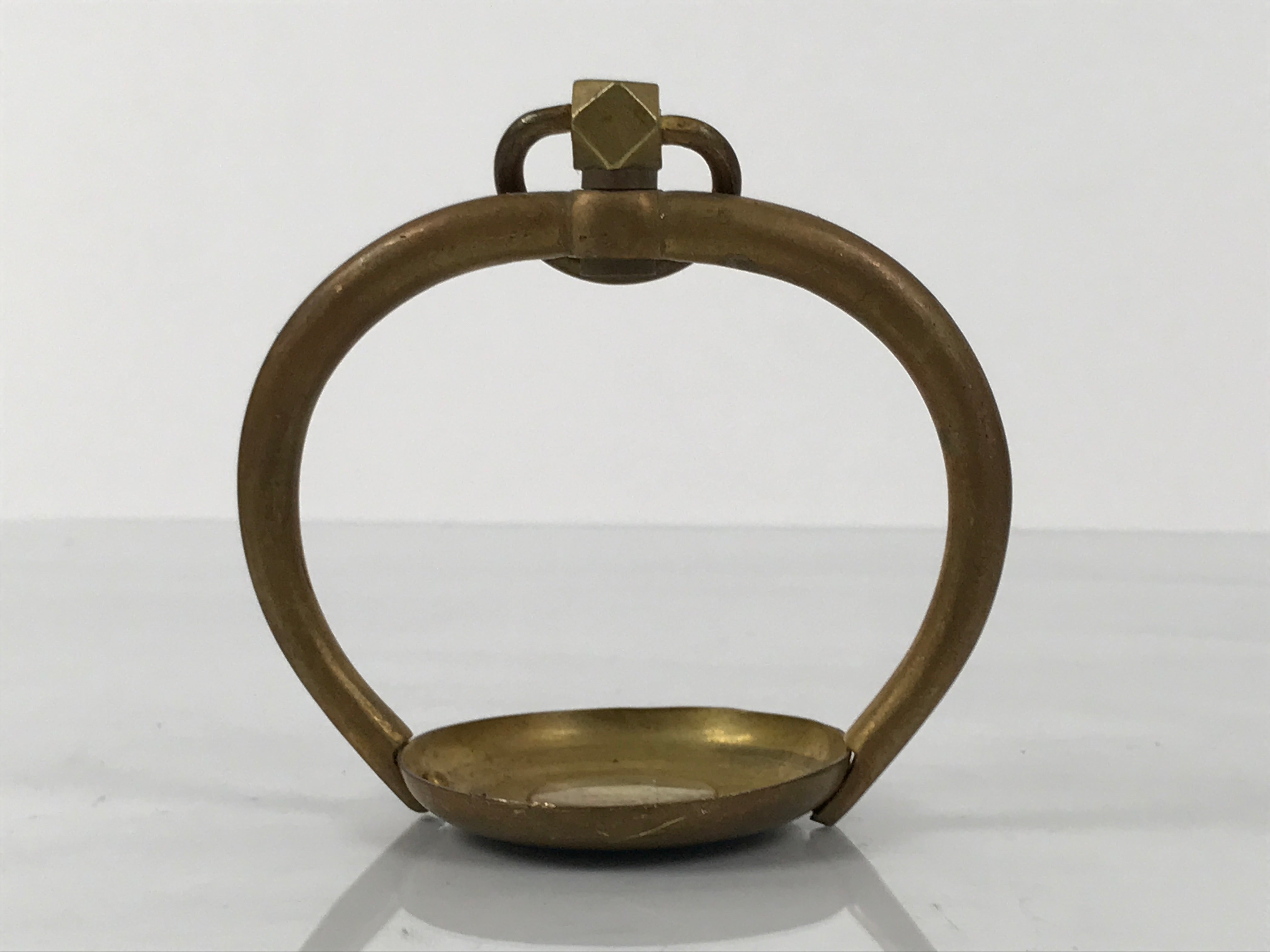 Japanese Buddhist Altar Fitting Brass Hanging Lantern Vtg Rinto Spare Part BA799