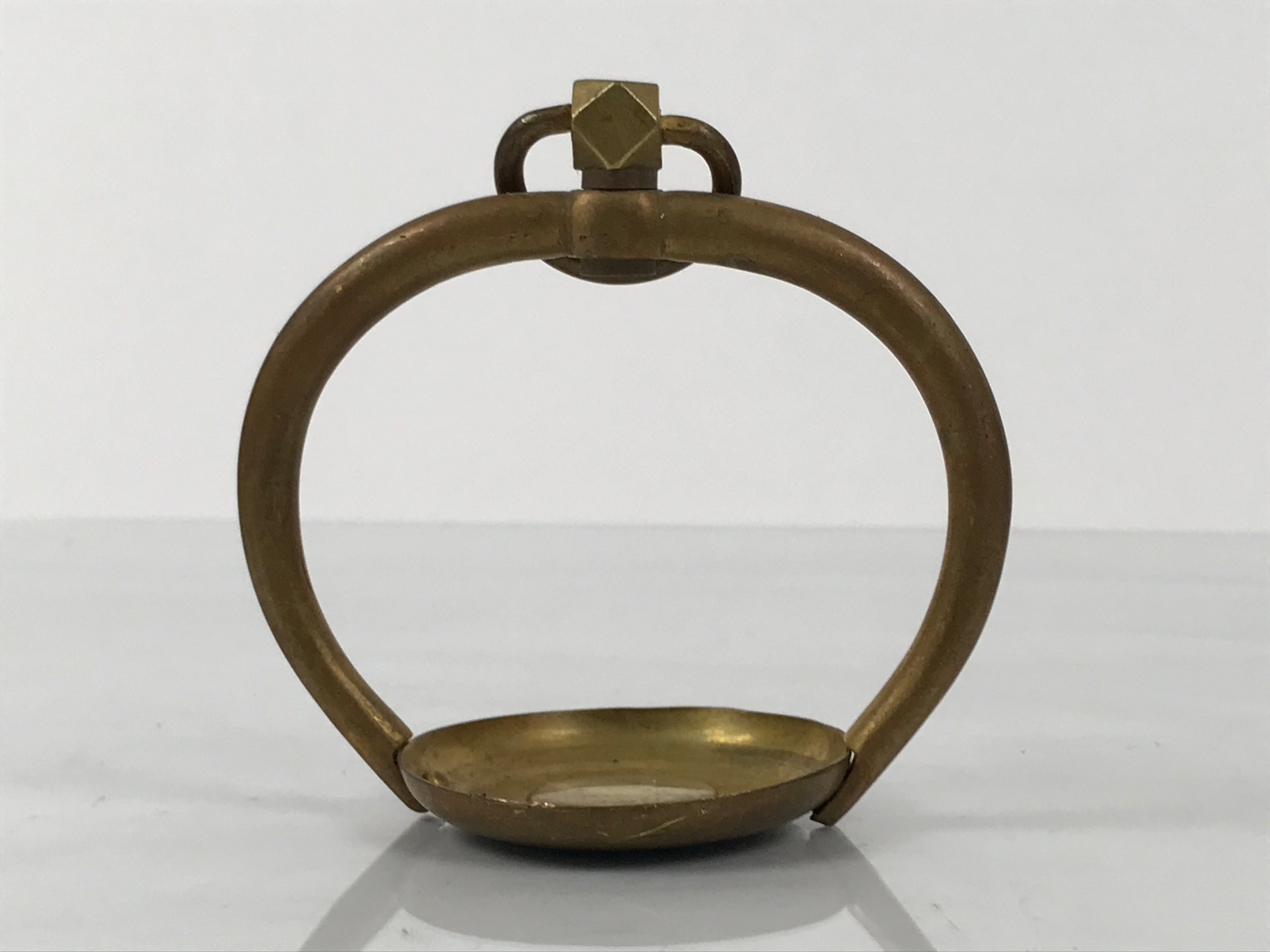 Japanese Buddhist Altar Fitting Brass Hanging Lantern Vtg Rinto Spare Part BA799