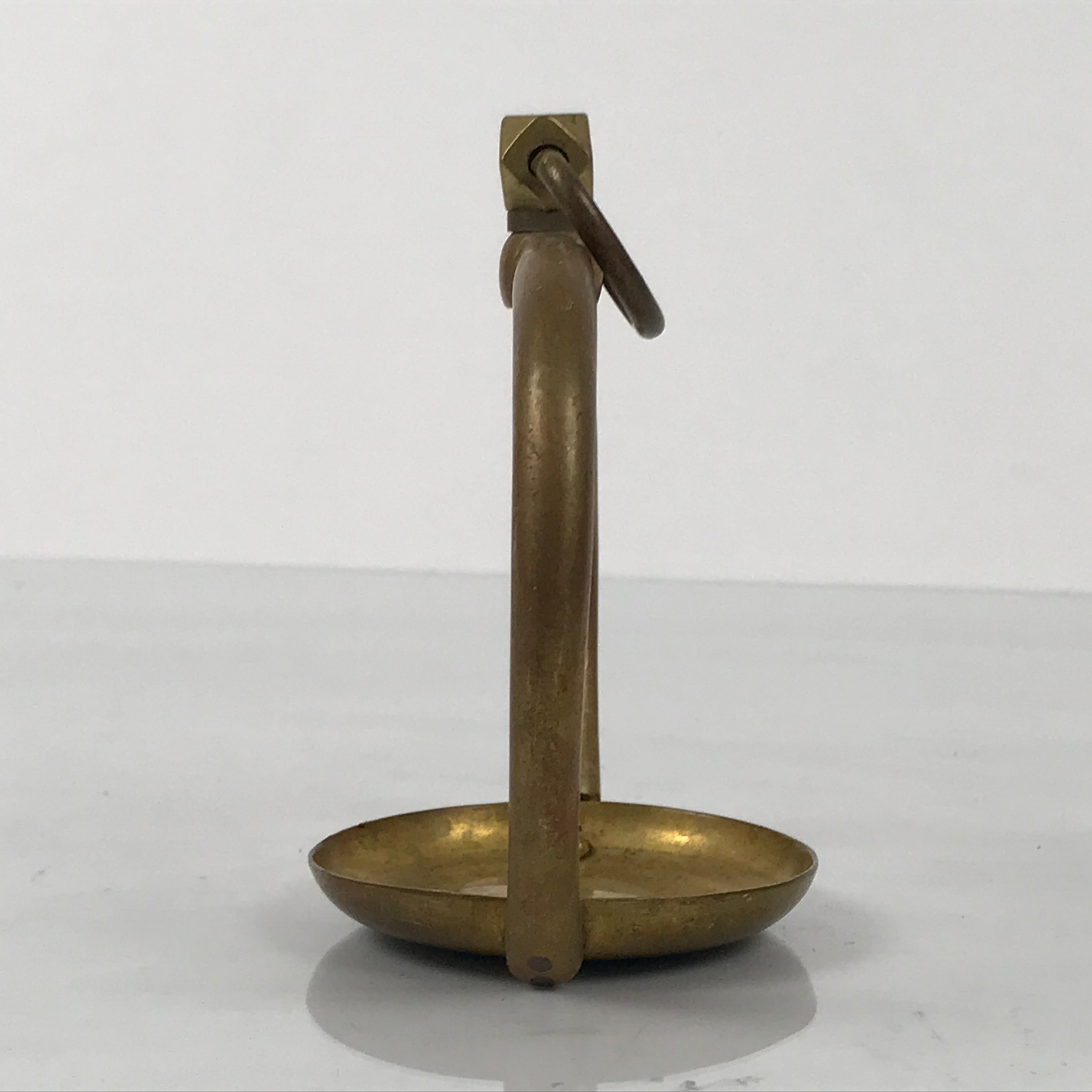 Japanese Buddhist Altar Fitting Brass Hanging Lantern Vtg Rinto Spare Part BA799