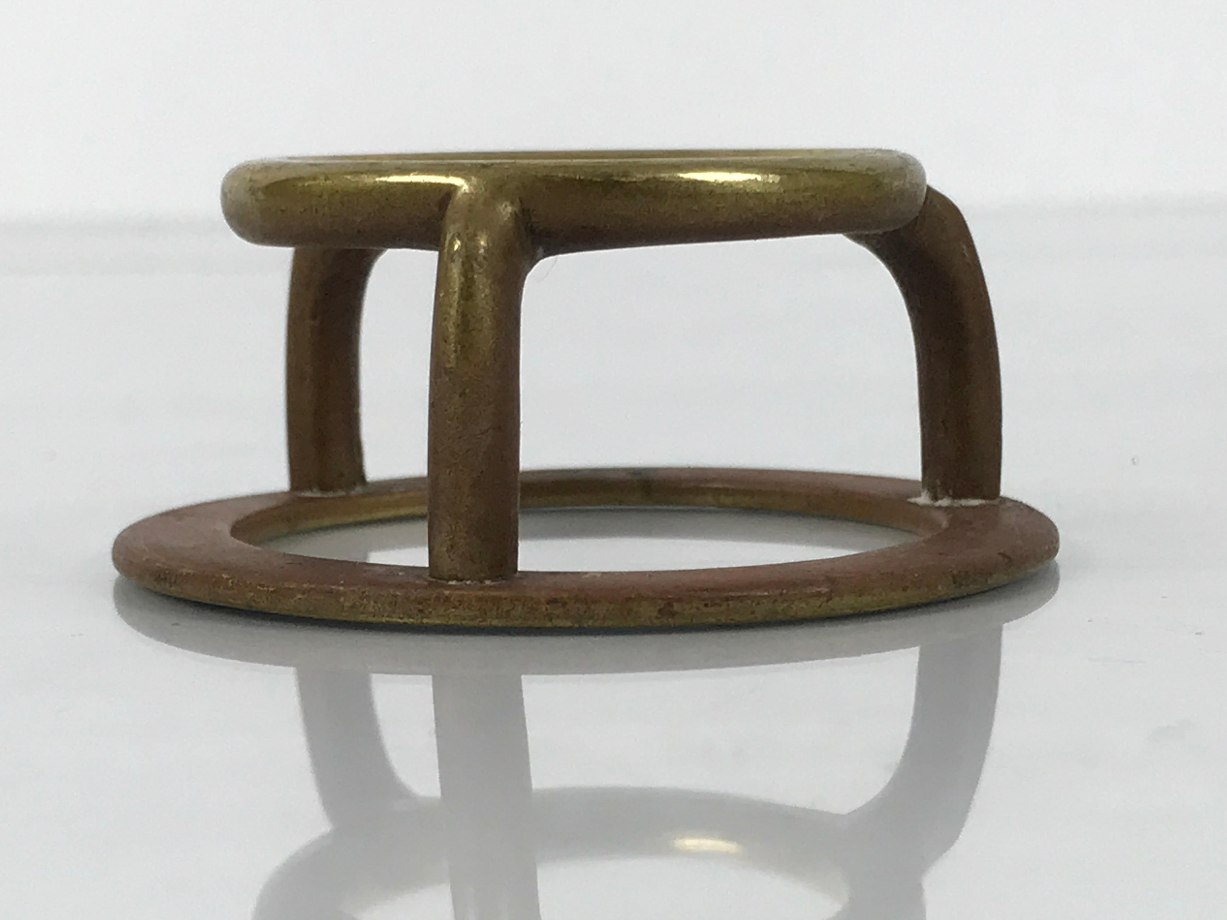 Japanese Buddhist Altar Fitting Brass Hanging Lantern Vtg Rinto Spare Part BA809