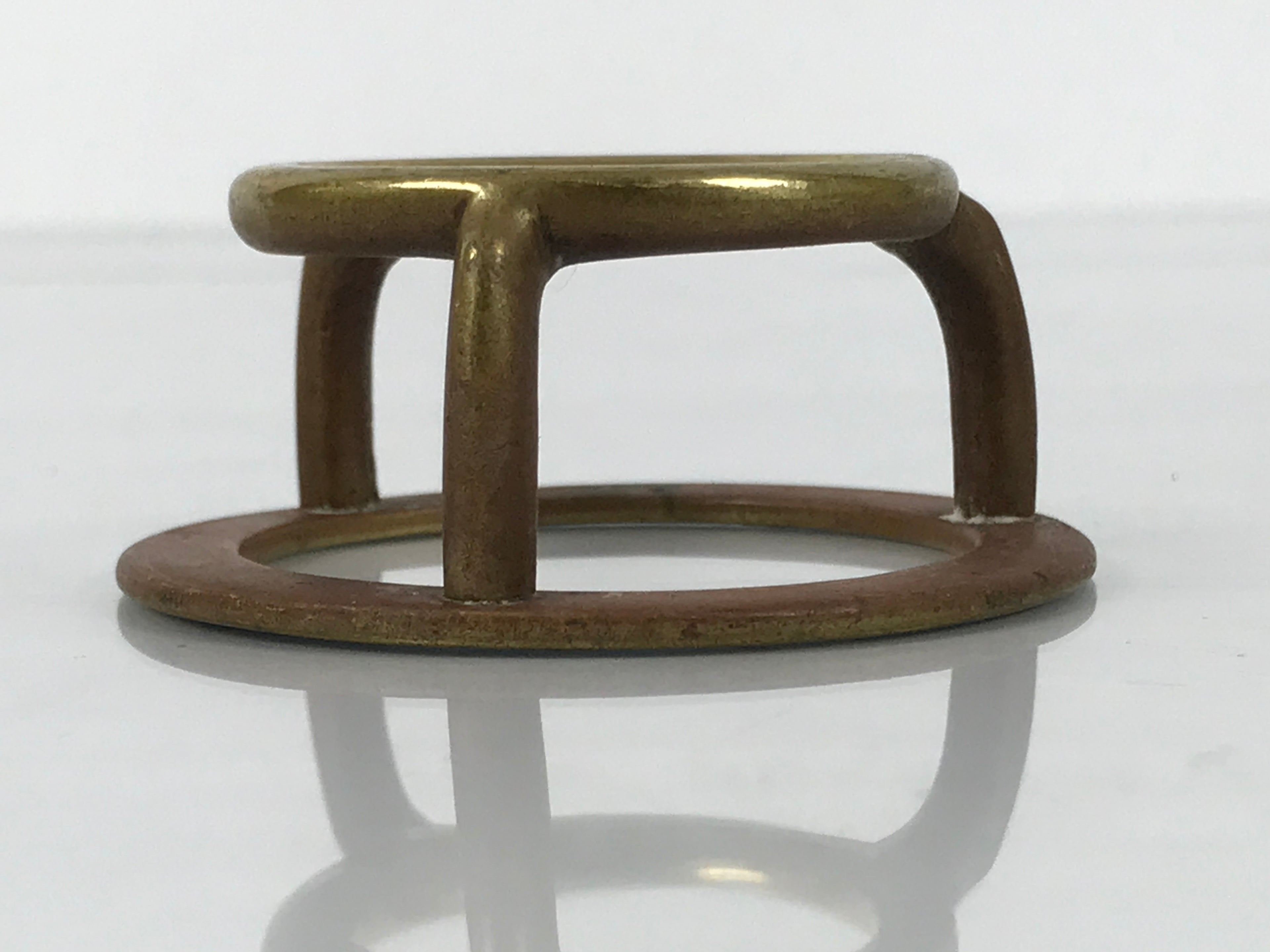 Japanese Buddhist Altar Fitting Brass Hanging Lantern Vtg Rinto Spare Part BA809