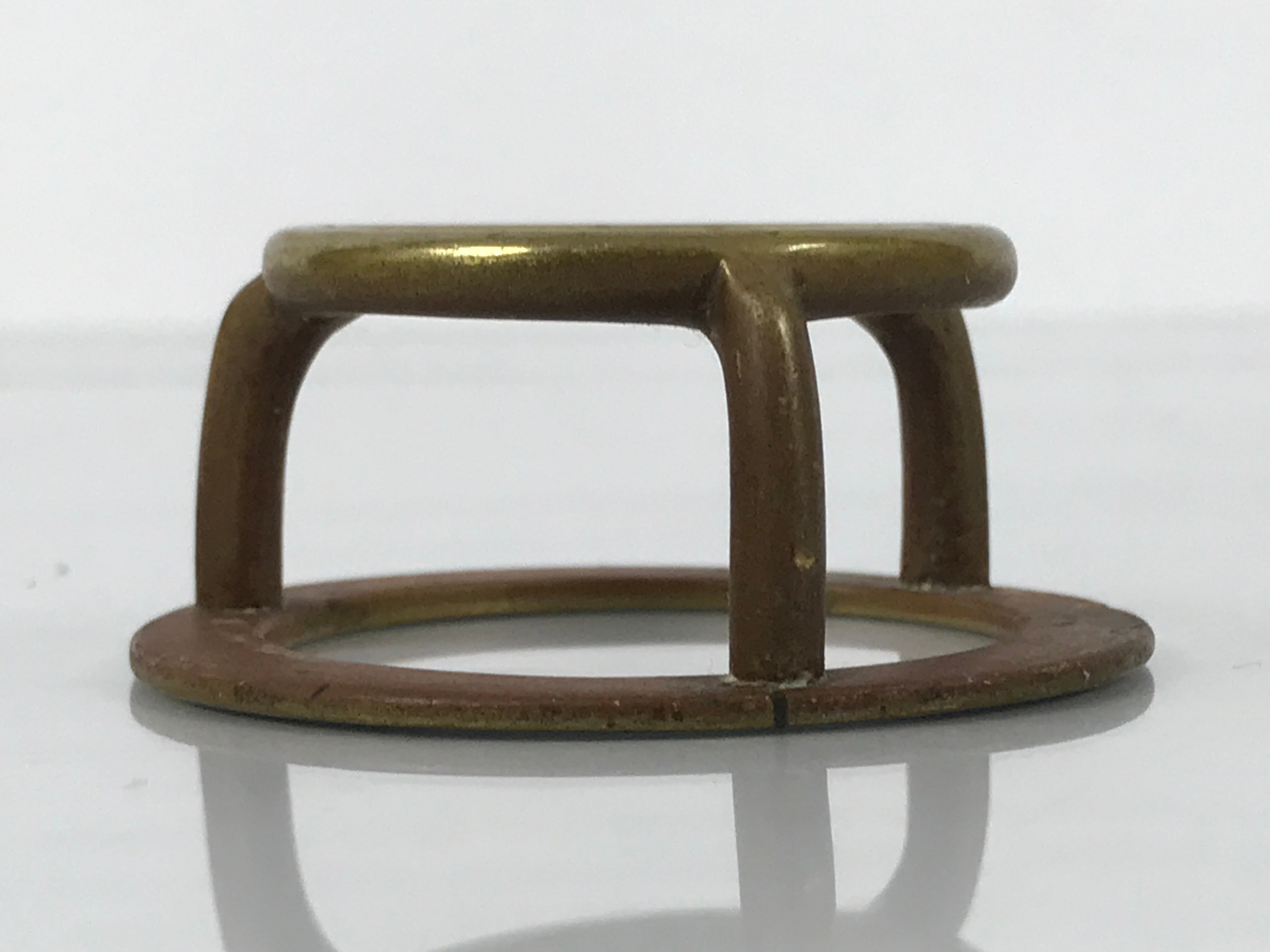 Japanese Buddhist Altar Fitting Brass Hanging Lantern Vtg Rinto Spare Part BA809