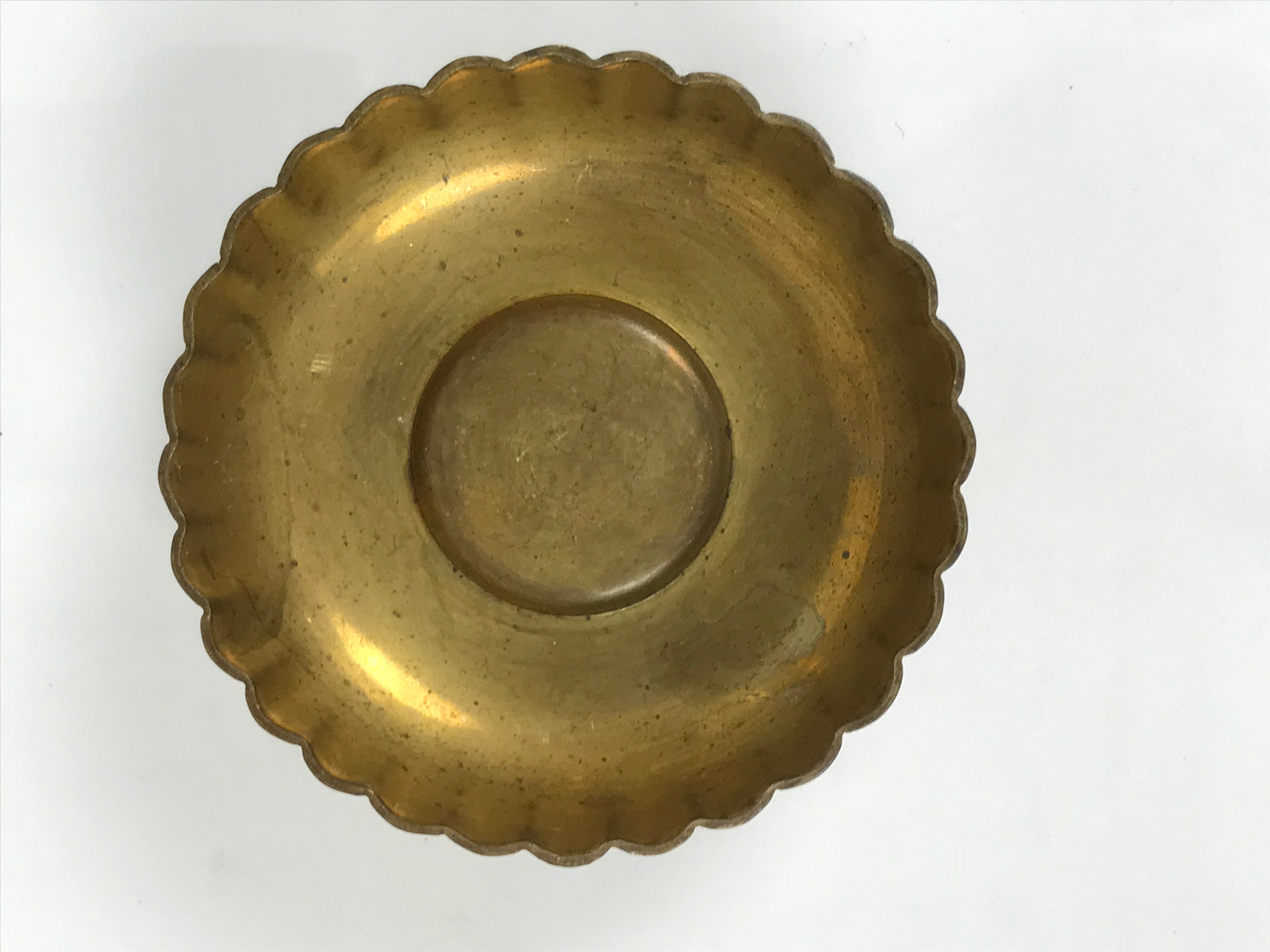 Japanese Buddhist Altar Fitting Brass Hanging Lantern Vtg Rinto Spare Part BA810