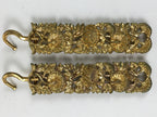 Japanese Buddhist Altar Fitting Brass Hanging Rinto Lantern Butsudan Gold BA485