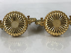 Japanese Buddhist Altar Fitting Brass Hanging Rinto Lantern Butsudan Gold BA485