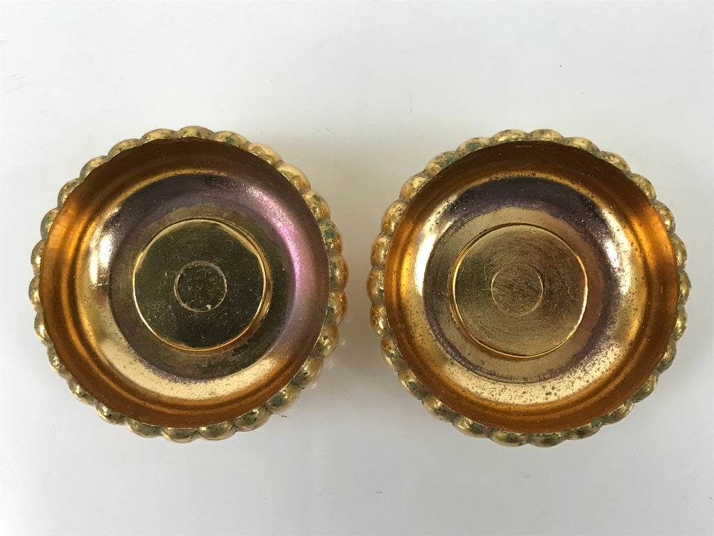 Japanese Buddhist Altar Fitting Brass Hanging Rinto Lantern Butsudan Gold BA485