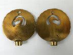 Japanese Buddhist Altar Fitting Brass Hanging Rinto Lantern Butsudan Gold BA485