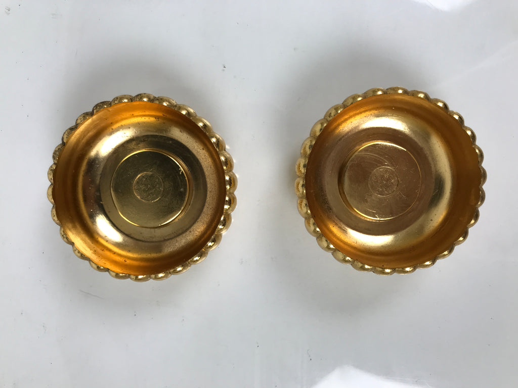 Japanese Buddhist Altar Fitting Brass Hanging Rinto Lantern Butsudan Gold BA840